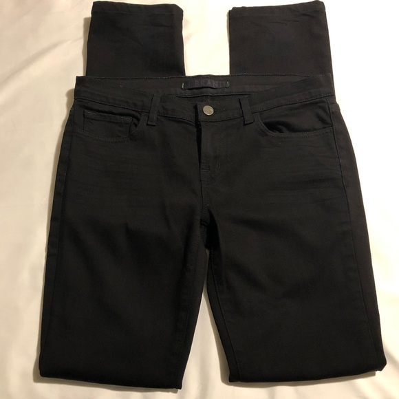 J Brand Denim - J Brand Mid-Rise Skinny Jeans in OP Jett Black